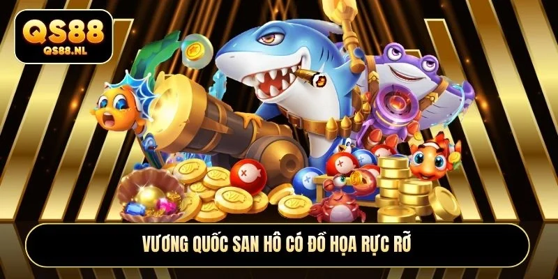 Vương quốc san hô có đồ họa rực rỡ