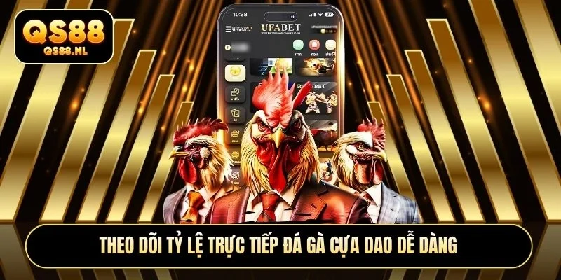 Theo dõi tỷ lệ trực tiếp đá gà cựa dao dễ dàng
